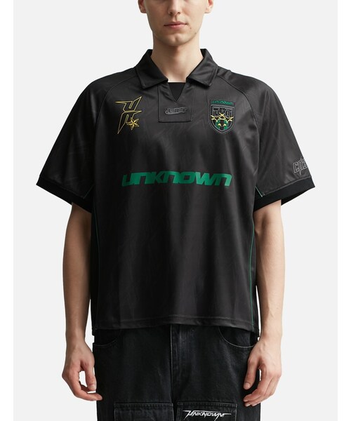 UNKNOWN.(アンノウン)の「Black Monogram Football Shirt(その他・メンズ・Black・S/M/L/XL)」の3枚目の写真