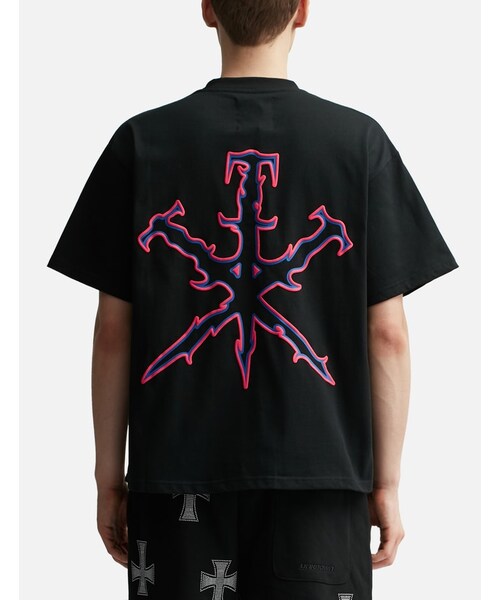 UNKNOWN.(アンノウン)の「Black Tribal Dagger Graphic T-Shirt(その他・メンズ・Black・S/M/L/XL)」の4枚目の写真