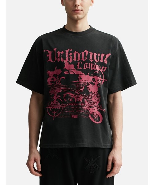 UNKNOWN.（アンノウン）の「Lost Cities Graphic T-shirt（その他・メンズ・Dark grey・S/M/L/XL）」の3枚目の写真