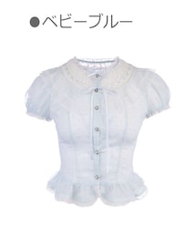 Bobon21 | マーメイドフレアブラウス-全２色-(シャツ/ブラウス)