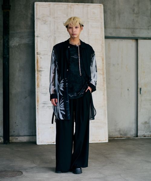【美品】HARE 2Pノースリーブジャケット タックワイドパンツ セットアップ HARE（ハレ）の「2Pノースリーブジャケット＊タックワイドパンツ