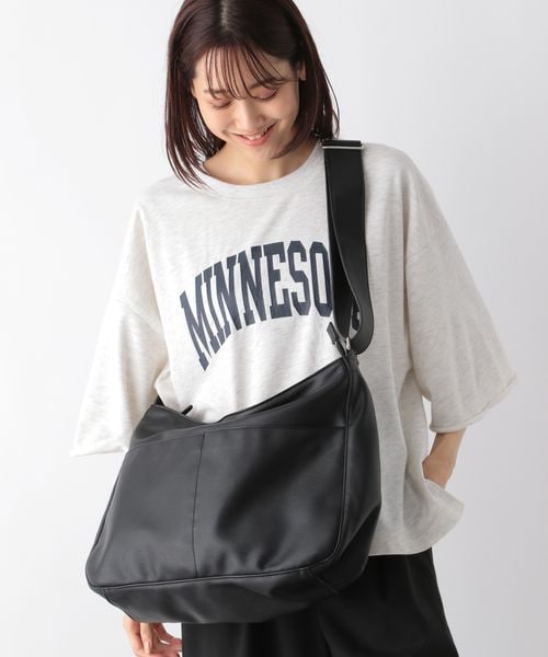 JACK EAGLE バックステージパス GLOBAL WORK（グローバルワーク）の「PU/ZIPショルダー/139090