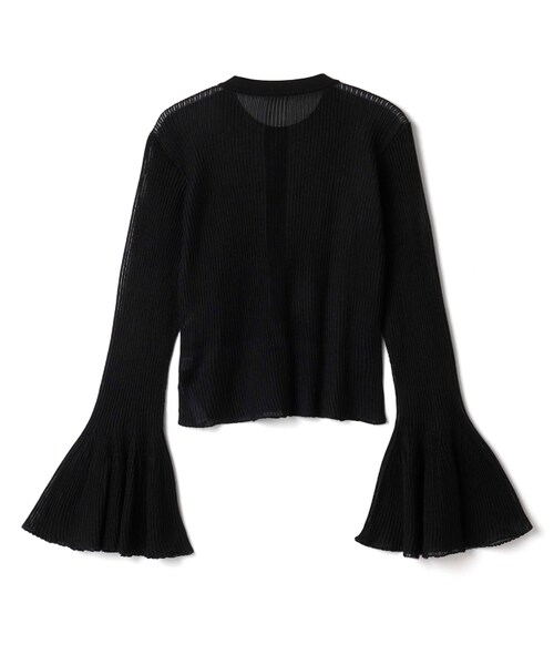 CFCL（シーエフシーエル）の「HYPHA LUCENT BELL SLEEVE CARDIGAN（トップス・レディース・G.BROWN/24/BLACK/01・03）」の3枚目の写真