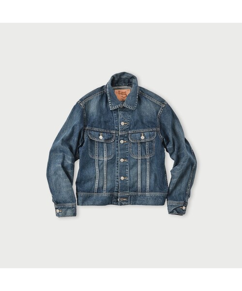 ライ麦デニムの908比古比女ジャン（インディゴ重） ¥53,900 45R（フォーティファイブアール）の「ライ麦デニムの908比古比女