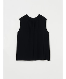 three dots（スリードッツ）の「トラベルライン スリーブレストップス（その他）」