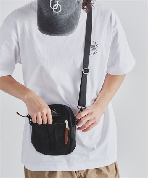 GREGORY(グレゴリー)の「GREGORY / QUICK POCKET斜背包 2L(その他・メンズ・黑色/膚色・黑色/膚色)」の5枚目の写真