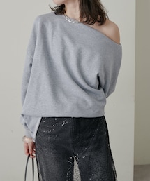 Omekashi | オフショルスウェット(トップス)