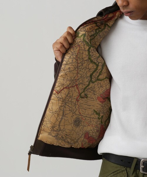 AVIREX（アヴィレックス）の「A-2 FLIGHT JACKET ANTIQUE LANB / A-2 フライトジャケット アンティークラム / AVIREX（ジャケット/アウター・ブラック/ブラウン・36/38/40/42/44）」の21枚目の写真