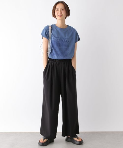 LEPSIM（レプシィム）の「スラックスギャザーワイドパンツ（フォーマルスーツ/小物・レディース・アイボリー08/ブラック09/グレー15/ベージュ52/ブラウン58(新色)/ブルーグリーン82・FREE SIZE）」の20枚目の写真