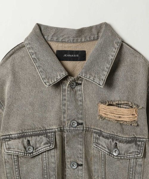 JEANASIS（ジーナシス）の「クラッシュショートGジャン（ジャケット/アウター・レディース・グレー系その他(10)/ライトブルー系その他(81)・FREE）」の16枚目の写真
