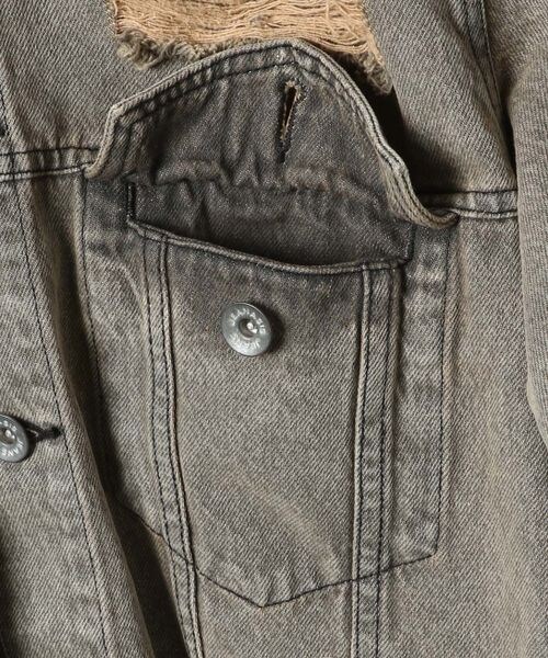 JEANASIS（ジーナシス）の「クラッシュショートGジャン（ジャケット/アウター・レディース・グレー系その他(10)/ライトブルー系その他(81)・FREE）」の22枚目の写真