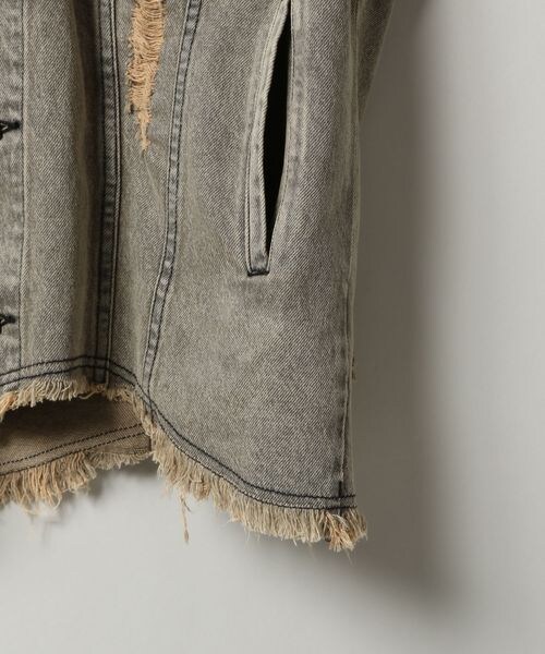 JEANASIS（ジーナシス）の「クラッシュショートGジャン（ジャケット/アウター・レディース・グレー系その他(10)/ライトブルー系その他(81)・FREE）」の21枚目の写真