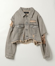 JEANASIS | クラッシュショートGジャン(ジャケット/アウター)