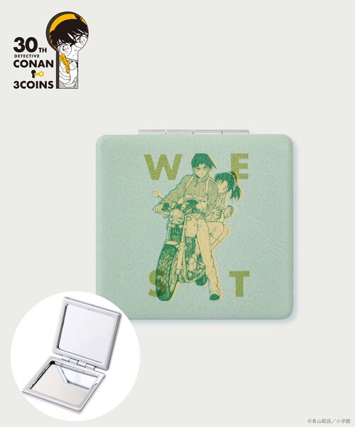 3coins（3coins）の「コンパクトミラー／名探偵コナン（手鏡/メイク