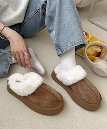 DISCOAT | 【秋の＃コレ推し！】フェイクムートンサボ(シューズ)