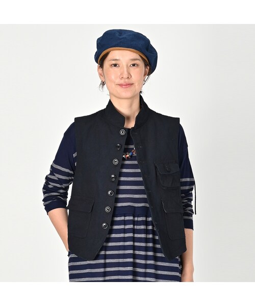 ★S.密度ダックの908ジョッパン(インディゴ) 45R高密度ダックの908ジョッパン（インディゴ）: WOMEN｜45R
