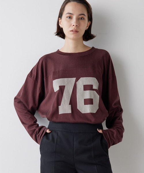 ウィムガゼット　フットボールロングTシャツ Whim Gazette（ウィムガゼット）の「フットボールロングTシャツ（T