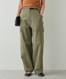 専用★新品★GALLARDAGALANTE ワイドパンツ　カーゴパンツカーキ GALLARDAGALANTE（ガリャルダガランテ）｜カーゴパンツ（グリーン系