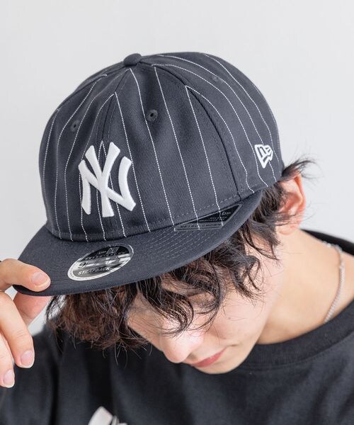 RAGEBLUE（レイジブルー）の「＜先行予約＞別注/RC950/チームロゴピンストライプキャップ（帽子・ブラック09/ネイビー88・FREE）」の2枚目の写真