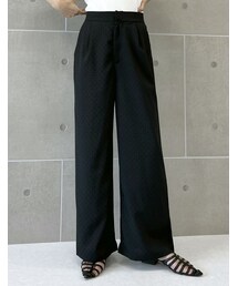 Re:EDIT（リエディ）の「フロッキードットカットクレープパンツ - パンツ通販 | 人気レディースファッション - Re:EDIT（リエディ）（その他・レディース）」