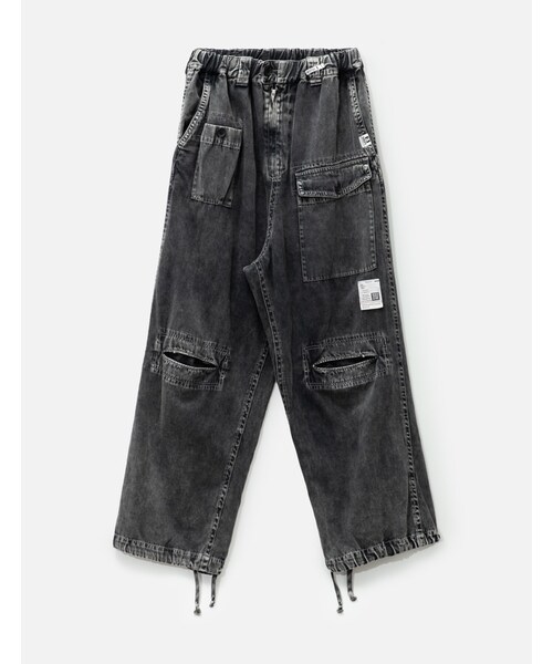 Cotton Satin Military Pants