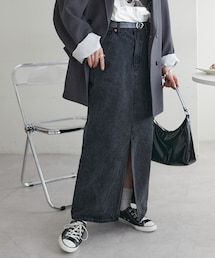 DISCOAT | 【改良版】USコットンデニムナロースカート(デニムスカート)