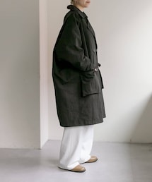 ear PAPILLONNER | 《軽い着心地/WEB限定カラーあり》オーバーサイズバックタックコート【SUM1 STYLE(スミスタイル)】(チェスターコート)