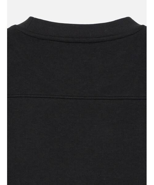 AIGLE（エーグル）の「ワンポイント刺繍ロゴ ロングスリーブコットンドレス / スウェットワンピース 長袖（ワンピース・レディース・ノワール (002)・XS/S/M/L）」の4枚目の写真