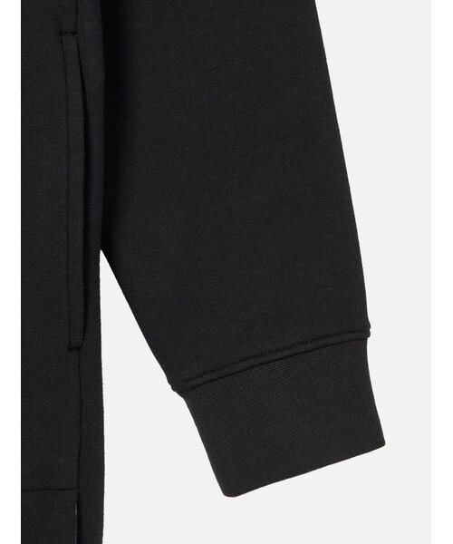 AIGLE（エーグル）の「ワンポイント刺繍ロゴ ロングスリーブコットンドレス / スウェットワンピース 長袖（ワンピース・レディース・ノワール (002)・XS/S/M/L）」の6枚目の写真