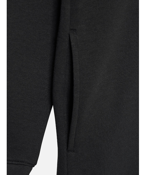 AIGLE（エーグル）の「ワンポイント刺繍ロゴ ロングスリーブコットンドレス / スウェットワンピース 長袖（ワンピース・レディース・ノワール (002)・XS/S/M/L）」の5枚目の写真