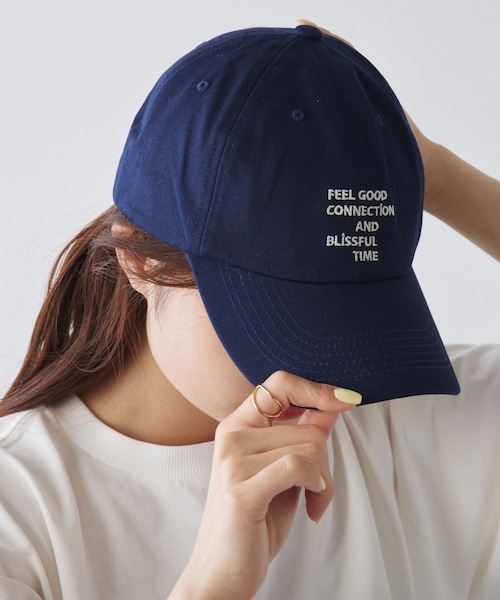 PUAL CE CIN(ピュアルセシン)の「【F&B】ロゴ刺繍キャップ(キャップ・レディース・ネイビー/ブラック・FREE)」の1枚目の写真