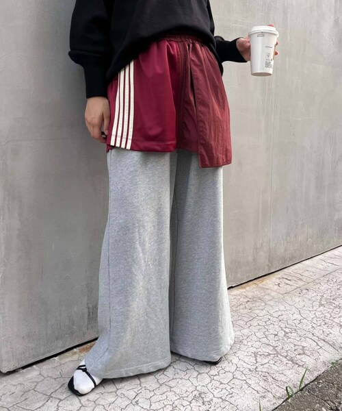 CIAOPANIC TYPY（チャオパニックティピー）の「【etsinta/エシンタ】リメイクジャージミニスカート（スカート・レディース・ネイビー/バーガンディー/ブルー/チャコールグレー/ベージュ・ONE）」の5枚目の写真