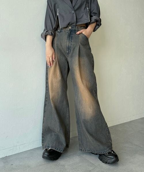 HARE（ハレ）の「アソートカコウデニムパンツ（）」 - WEAR