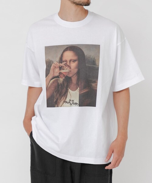 URBAN RESEARCH（アーバンリサーチ）の「LOVE LAGER LADY T-SHIRTS（Tシャツ/カットソー・メンズ・WHITE/BLACK・M/L/XL）」の10枚目の写真