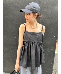 Ungrid | サイドオープンジャカードキャミ(キャミソール)