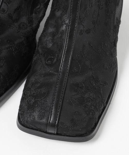 HARE（ハレ）の「ガラメッシュヒールブーツ（）」 - WEAR