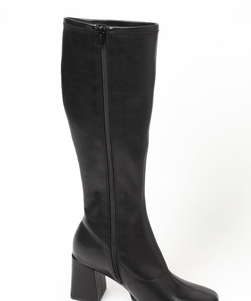 Heather（ヘザー）の「スクエアストレッチロングブーツ（）」 - WEAR