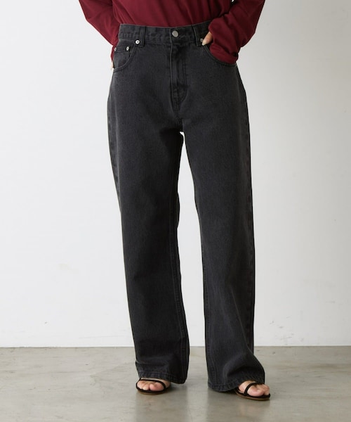 CIAOPANIC TYPY(チャオパニックティピー)の「【EVERY DENIM】【Tuesday】straight denim(デニムパンツ・レディース・ブルー/ブラック・XS/S/M/L)」の2枚目の写真