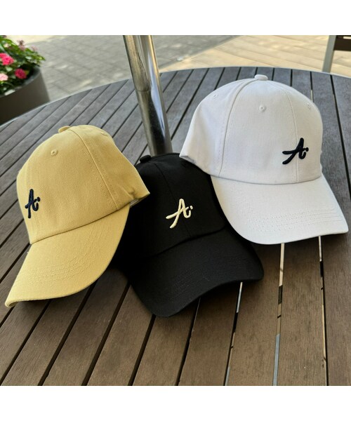 copine（コピン）の「A刺繍ロゴキャップ(3color)（キャップ・レディース・ホワイト/ベージュ/ブラック・F）」の3枚目の写真