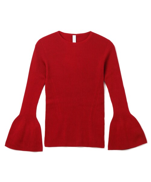 CFCL（シーエフシーエル）の「SOFT PORTRAIT BELL SLEEVE TOP（トップス・レディース・BLACK/01/NAVY/40/RED/60・03）」の3枚目の写真