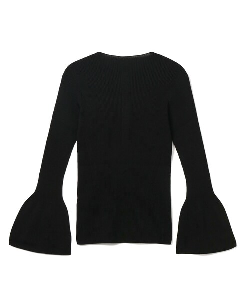 CFCL（シーエフシーエル）の「SOFT PORTRAIT BELL SLEEVE TOP（トップス・レディース・BLACK/01/NAVY/40/RED/60・03）」の4枚目の写真