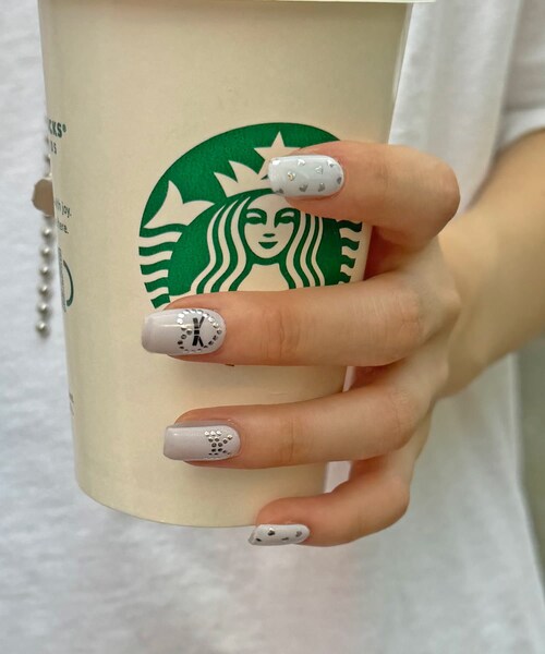 Lattice（Lattice）の「削るだけ簡単ジェルネイルシール(ロング)（ハンドケア/ハンドクリーム・レディース・ライトグリーン/ピンク/ピンク系その他/パープル・FREE）」の3枚目の写真