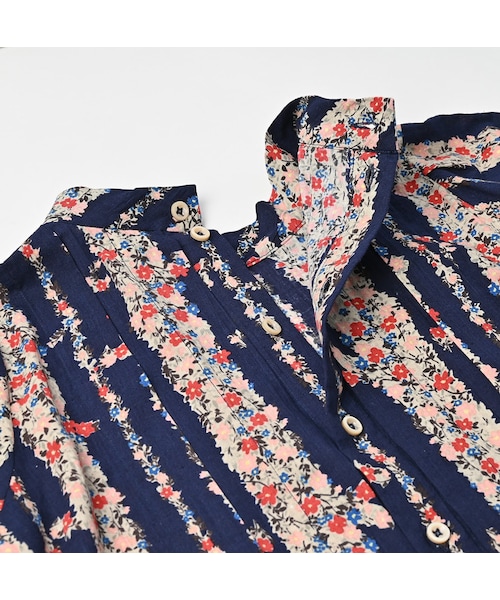 45R★インドカディのサポナリアフラワープリントドレス 45R（フォーティファイブアール）の「インドカディのサポナリア