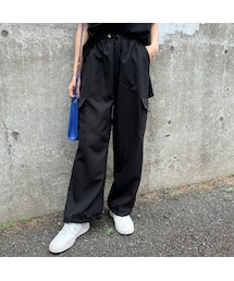 copine | ミリタリーカーゴパンツ(ブラック)(カーゴパンツ)