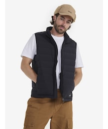 AIGLE（エーグル）の「軽量 撥水 スタンドジップ シームレスダウンベスト T-KIT対応 / ダックダウンベスト（ダウンベスト）」