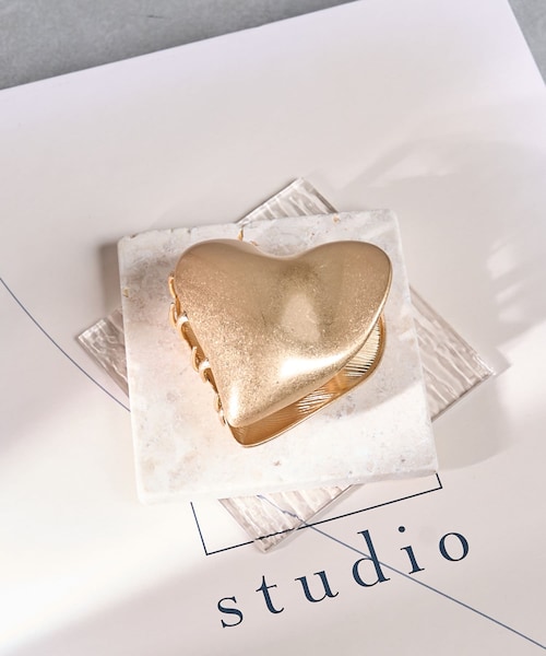 POTETE big heart clip bekko ビッグハートクリップ