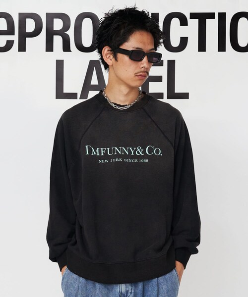 CIAOPANIC（チャオパニック）の「【8/9(金)10:00～販売開始】【RePRODUCTION LABEL / リプロダクションレーベル】ラグランスウェット（トップス・レディース・レッド/ブラック/ブルー/ミント/ブラックその他1・F）」の3枚目の写真