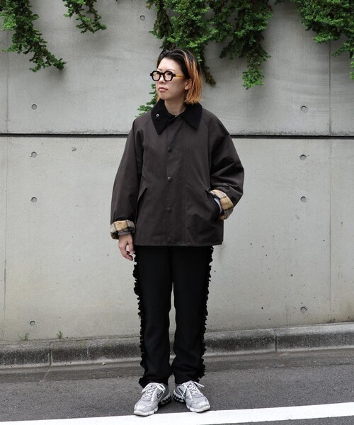 BEAVER(ビーバー)の「【先行予約 10月上旬-10月中旬入荷予定】BARBOUR × BEAVER/バブアー×ビーバー別注 TRANSPORT 24(ジャケット/アウター・ブラック/アザー/セージ・36/38/40/42)」の13枚目の写真