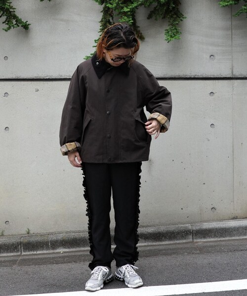 BEAVER(ビーバー)の「【先行予約 10月上旬-10月中旬入荷予定】BARBOUR × BEAVER/バブアー×ビーバー別注 TRANSPORT 24(ジャケット/アウター・ブラック/アザー/セージ・36/38/40/42)」の14枚目の写真