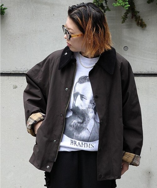 BEAVER(ビーバー)の「【先行予約 10月上旬-10月中旬入荷予定】BARBOUR × BEAVER/バブアー×ビーバー別注 TRANSPORT 24(ジャケット/アウター・ブラック/アザー/セージ・36/38/40/42)」の10枚目の写真